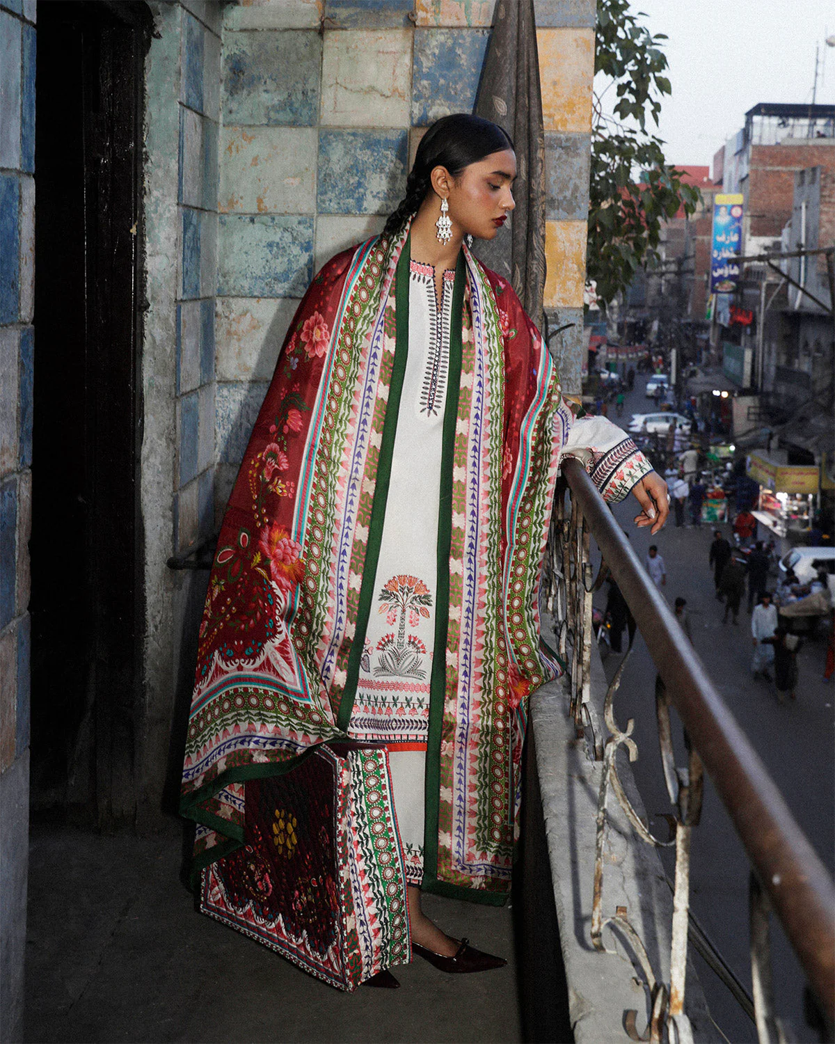 Tropical - Dupatta - Mix & Match - Image 3