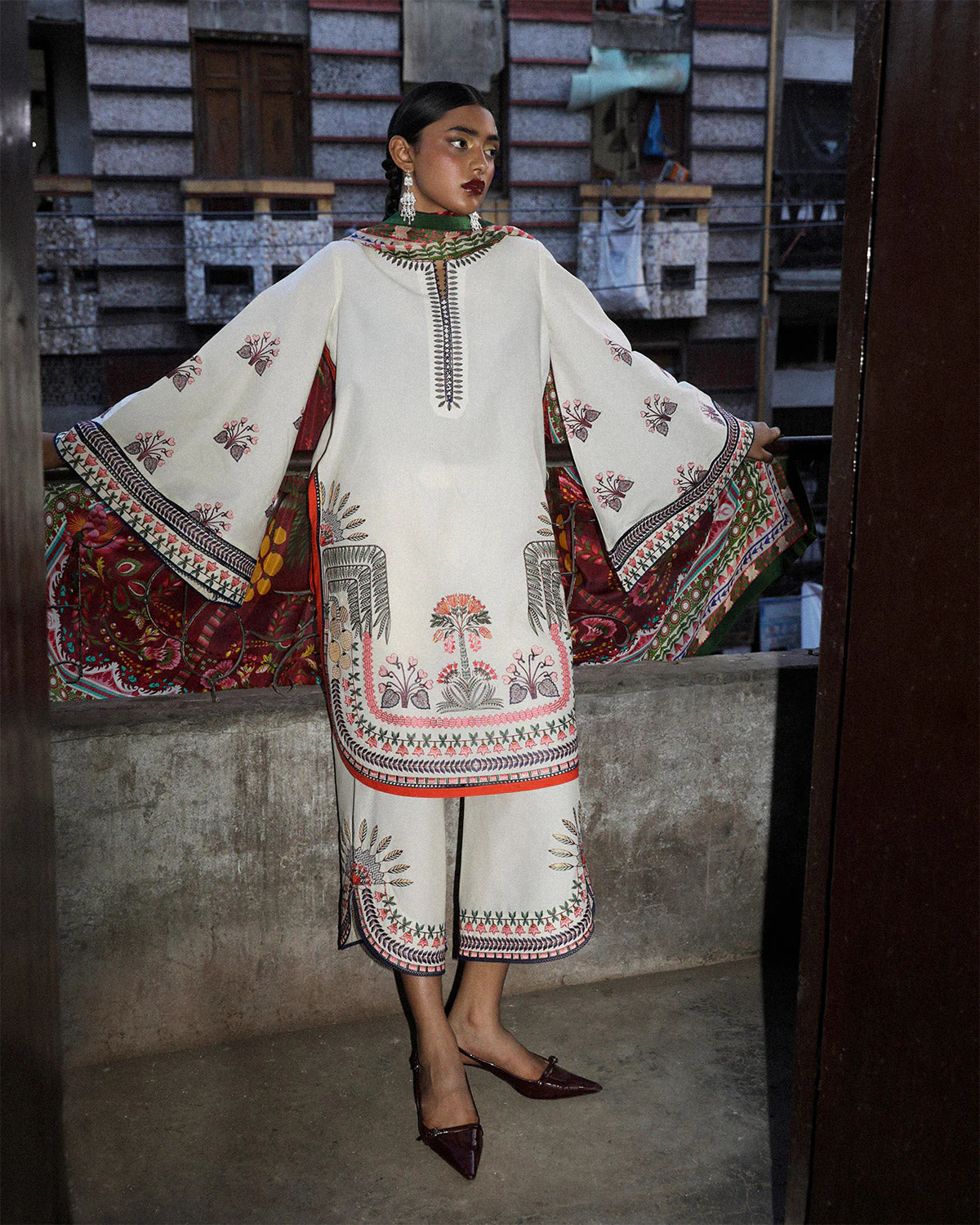 Tropical - Dupatta - Mix & Match - Image 4